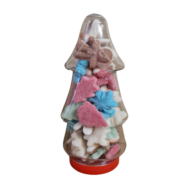 Medium Christmas Tree Jar Filled Pick & Mix Sweets 300g